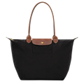 Bolso Grande Nylon Plegable, Negro