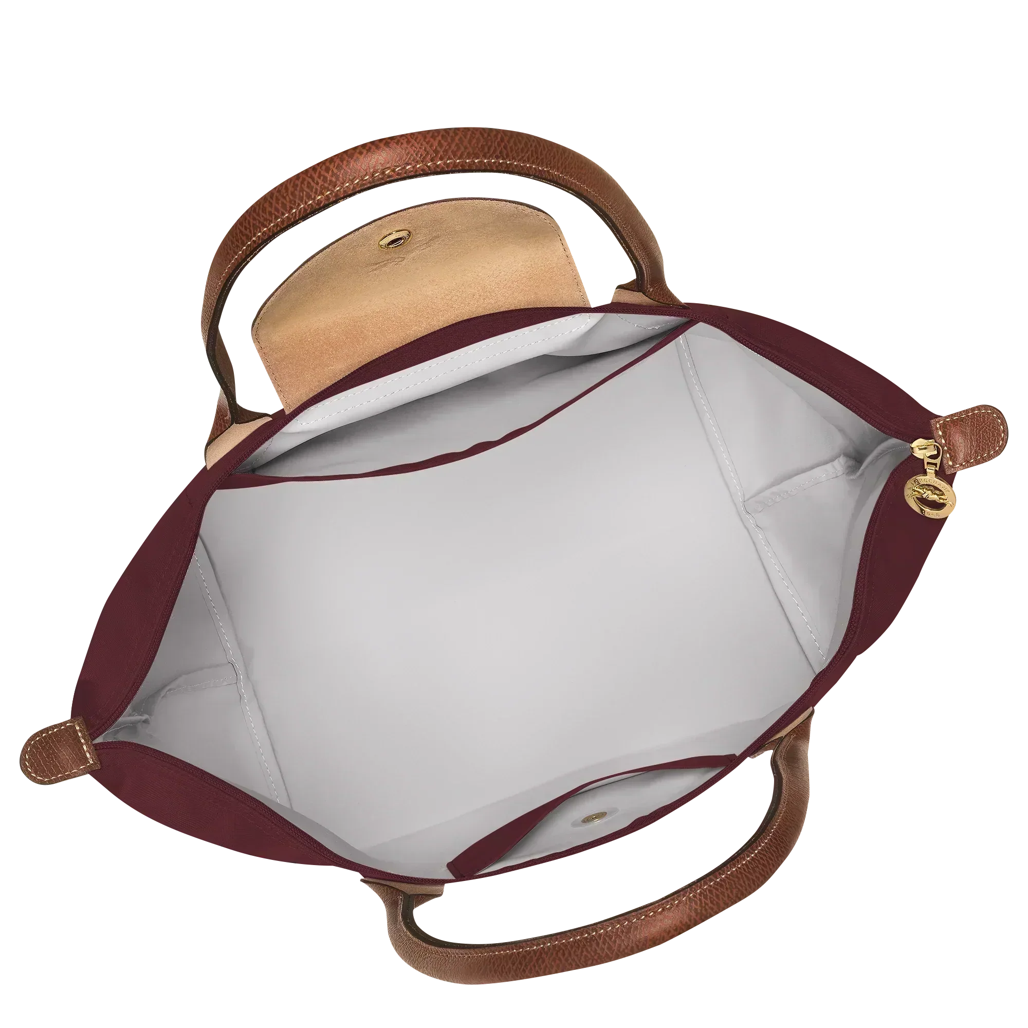 Bolso Grande Nylon Plegable, Burdeos