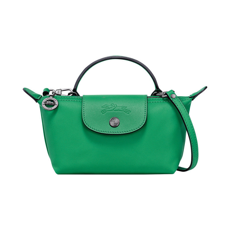 MINI BOLSO DE PIEL LONGCHAMT | VERDE