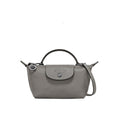 MINI BOLSO DE PIEL LONGCHAMT | GRIS