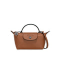 MINI BOLSO DE PIEL LONGCHAMT | MARRÓN