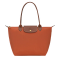 Bolso Grande Nylon Plegable, Ladrillo