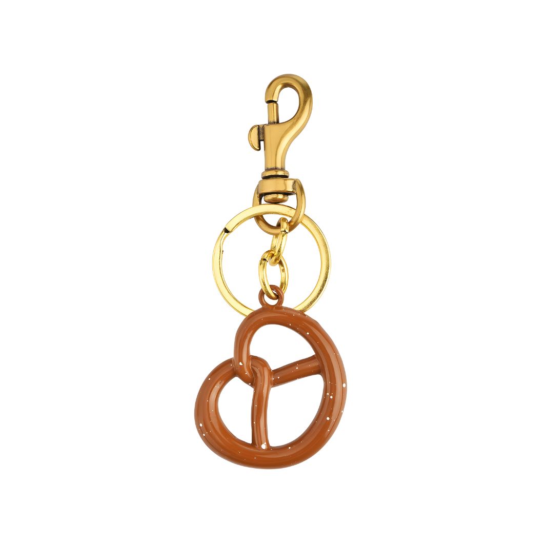 LLAVERO PRETZEL DORADO