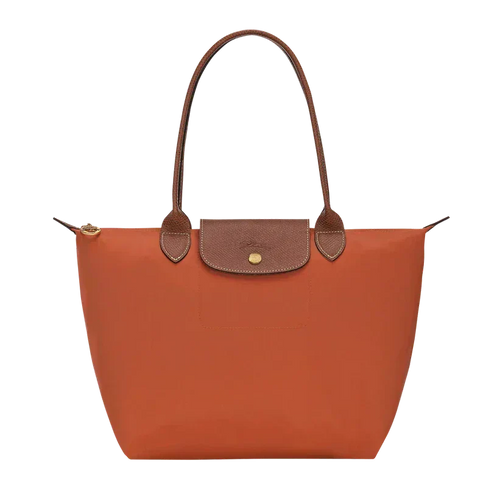 Bolso Grande Nylon Plegable, Ladrillo